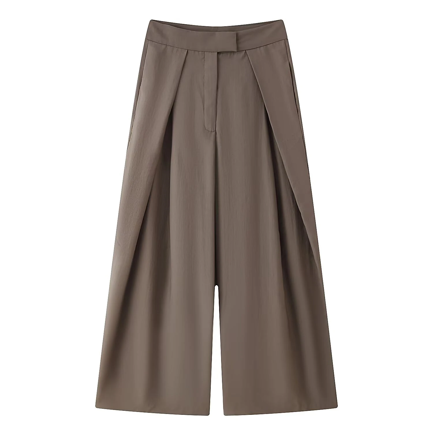 European and American 2025 autumn new women's clothing retro loose casual temperament simple pleated trousers