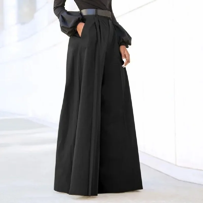 Wide Leg Pants For Women Pants For Women Palazzo Pants Summer Printed Cropped Linen Comfy Baggy Trousers With Tements Femme