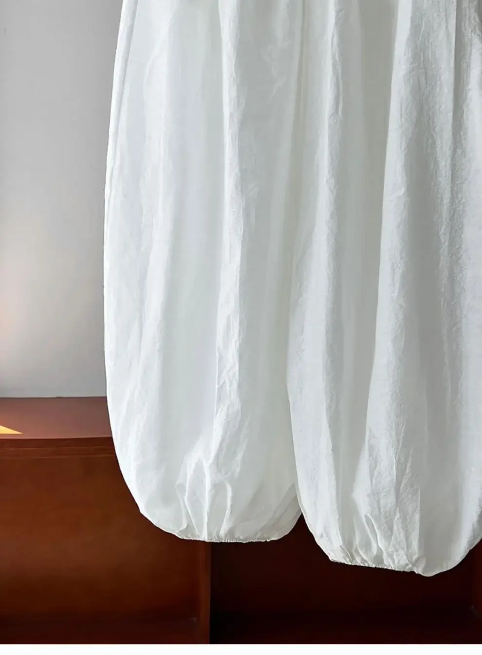Oversized Bloomers 2025 New Summer Elegant Fashion Women Lantern Pants Casual Loose Breathable Cotton Wide Leg Pants