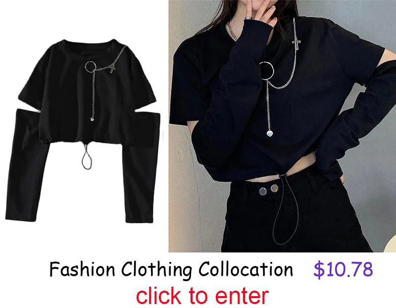 Women Cargo Pants  Harem Pants Fashion Punk Pockets Jogger Trousers With Chain Harajuku Elastics High Waist Streetwear