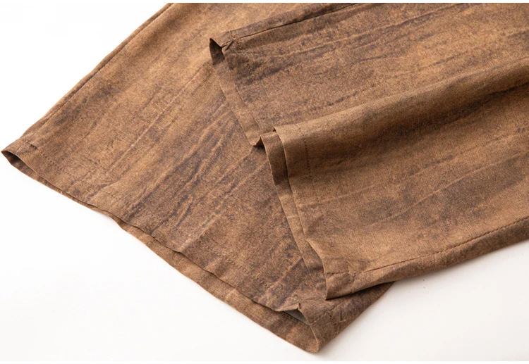 100% Natural Mulberry Silk Crepe De Chine Elastic Waist Loose High Waist Women's Versatile Summer Casual Wide Leg Pants