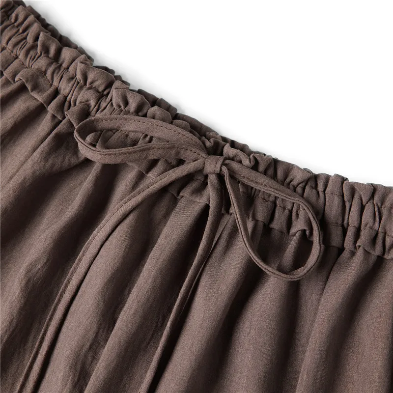Bloomers Pants for Women Y2K Lace Trim Vintage Pantaloons Cute Ruffled Pumpkin Long Pants Capri Pajama Bottoms Casual Streetwear