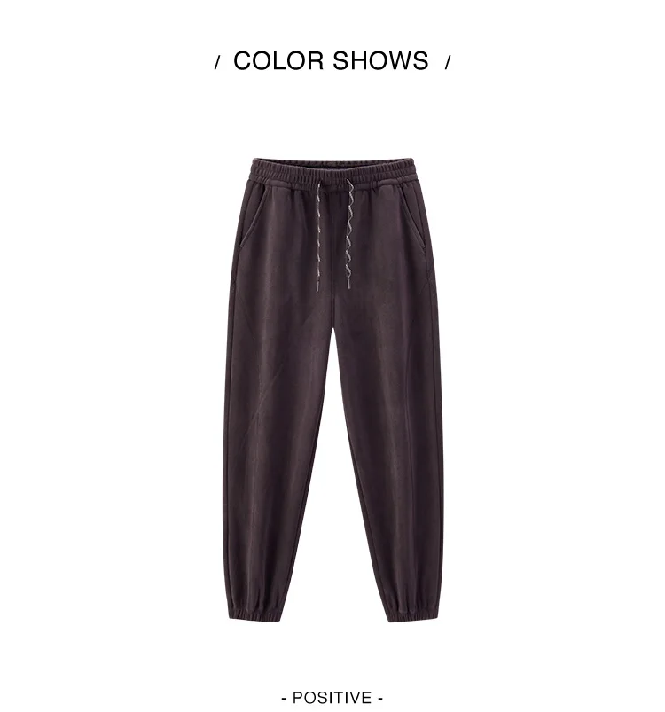 Semir Casual Pants Women Winter Fleece Anti-Static Loose Paneled Cuffed Long Pants 2025 New Sporty Sweatpants Women'S Wear