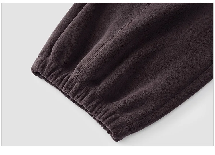 Semir Casual Pants Women Winter Fleece Anti-Static Loose Paneled Cuffed Long Pants 2025 New Sporty Sweatpants Women'S Wear