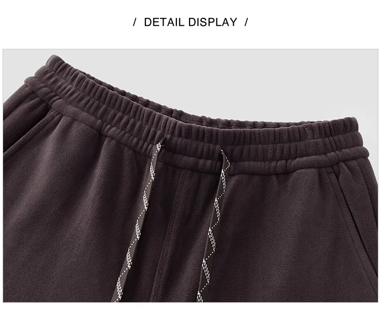 Semir Casual Pants Women Winter Fleece Anti-Static Loose Paneled Cuffed Long Pants 2025 New Sporty Sweatpants Women'S Wear
