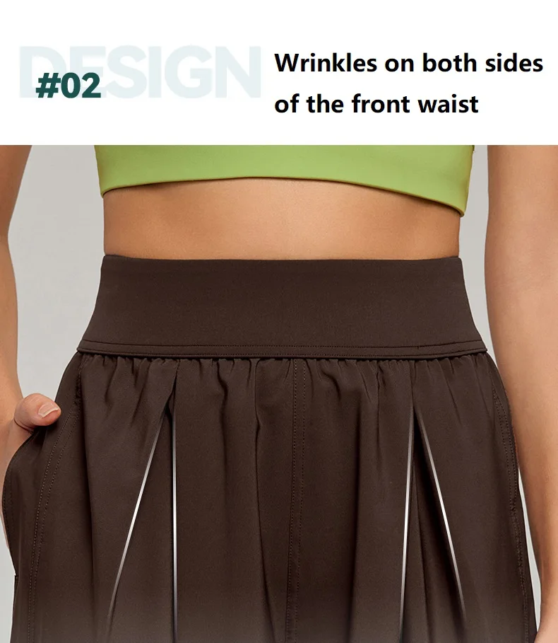 High Waist Wide Leg Yoga Pants for Women Straight Loose Casual Trousers Breathable Lightweight Sports Pants for Spring Summer