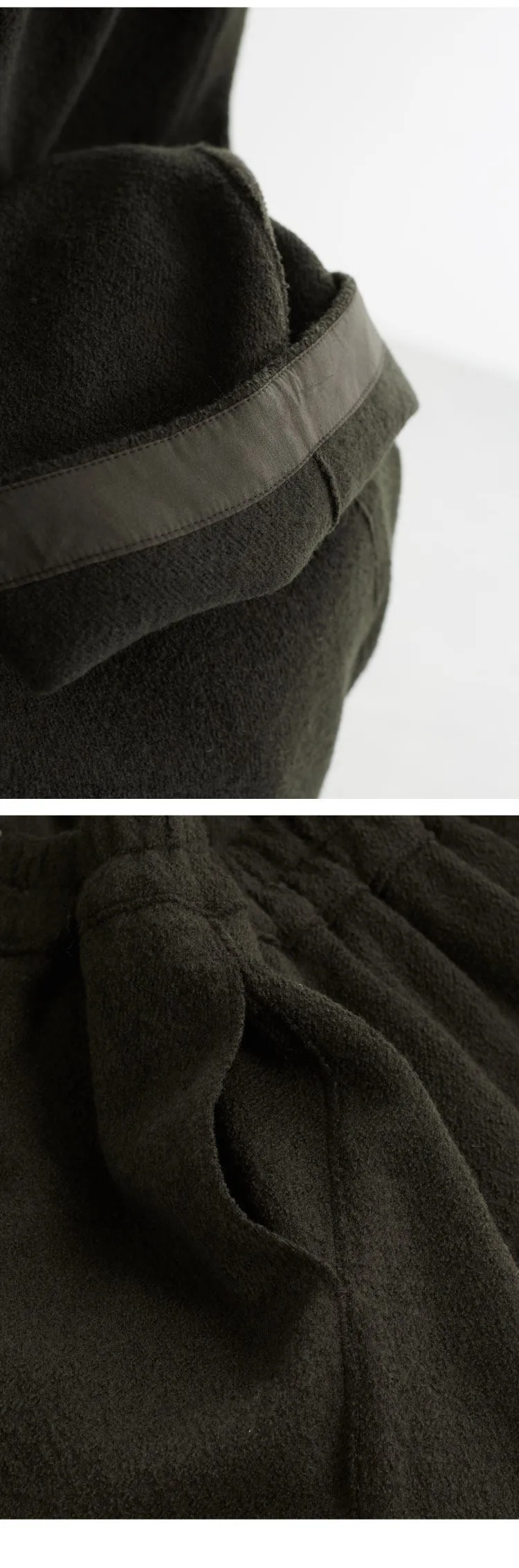 Women's Knitted Wool Pants, Elastic Waist Casual Wide-Leg Pants, Autumn and Winter Style 2026