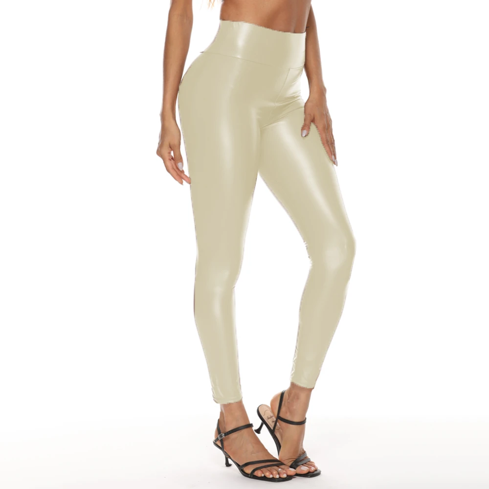 Sexy High Waist PU Leather Pants Women Fashion Casual Black Long Skinny Pencil Pants Streetwear Trousers Woman Clothing Leggings