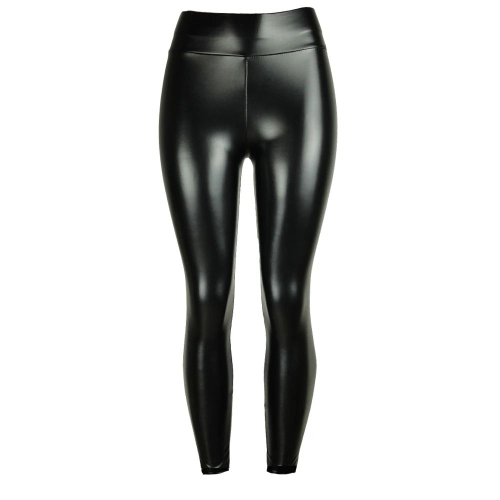 Sexy High Waist PU Leather Pants Women Fashion Casual Black Long Skinny Pencil Pants Streetwear Trousers Woman Clothing Leggings