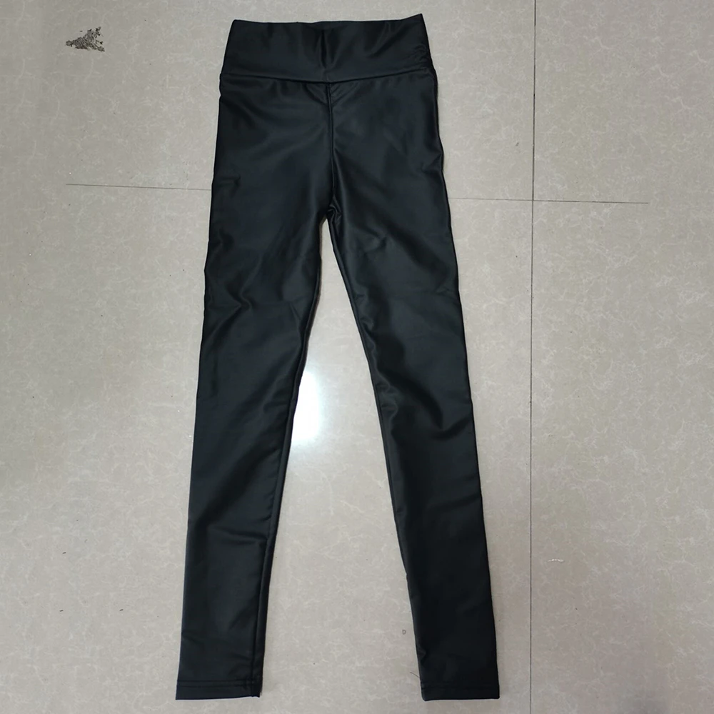 Sexy High Waist PU Leather Pants Women Fashion Casual Black Long Skinny Pencil Pants Streetwear Trousers Woman Clothing Leggings