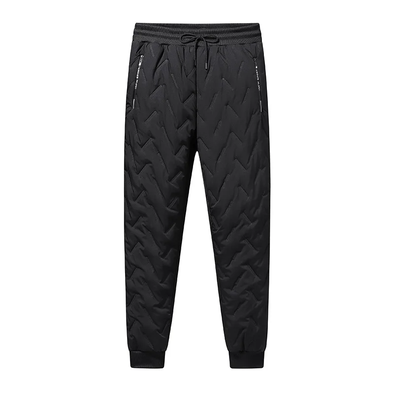 Outdoor Women's Plush Thick Fleece Lined Sweatpants Straight-leg Waterproof Pants Windproof Outerwear Thermal Casual Pants