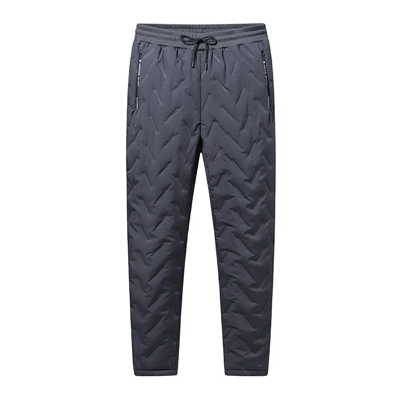 Outdoor Women's Plush Thick Fleece Lined Sweatpants Straight-leg Waterproof Pants Windproof Outerwear Thermal Casual Pants