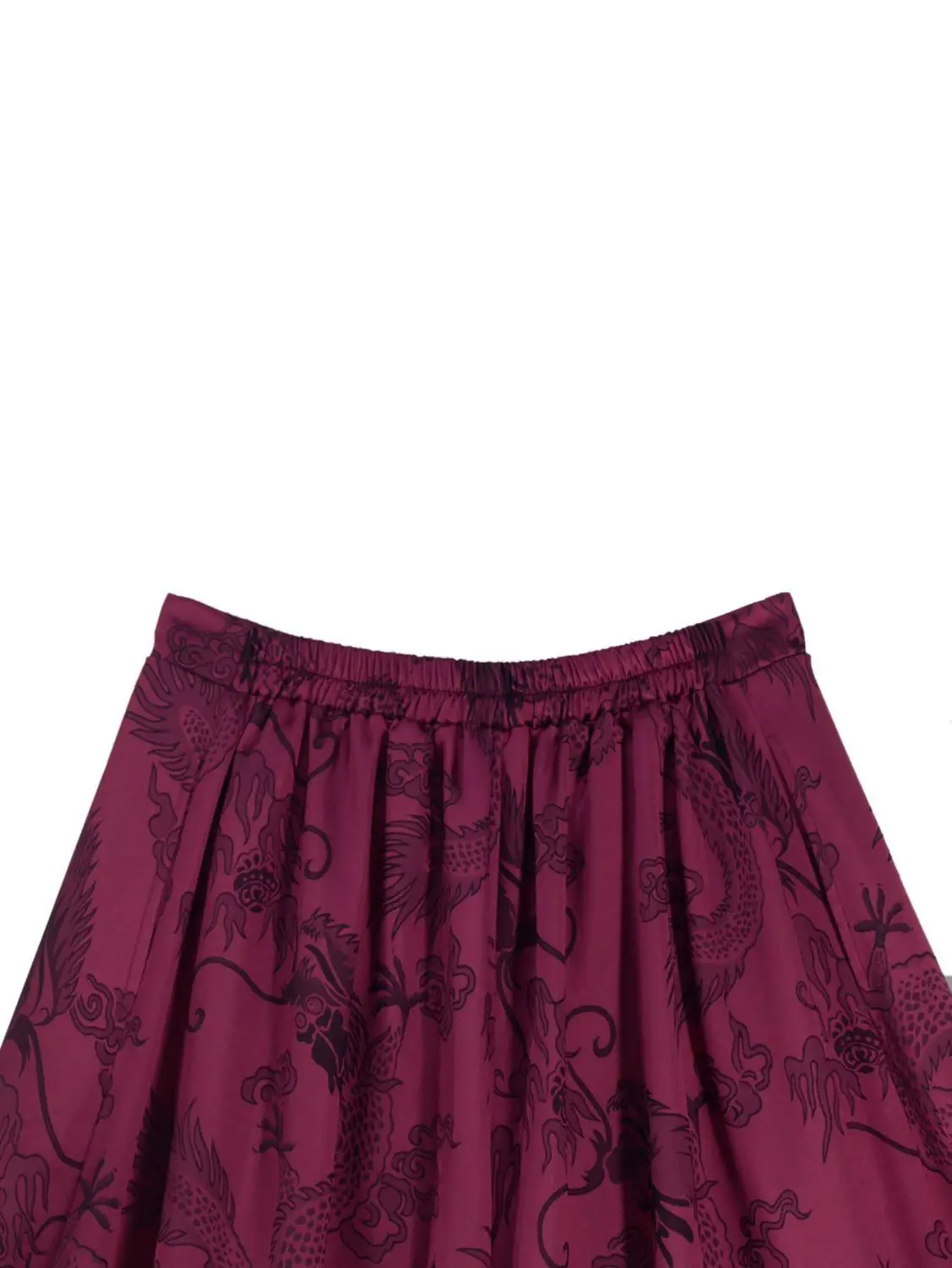 Spring Summer New Chinese Men's Jacquard Wide Leg Pants Women Loose Antique Han Hanfu Breathable Quick-drying Super Fairy Pants