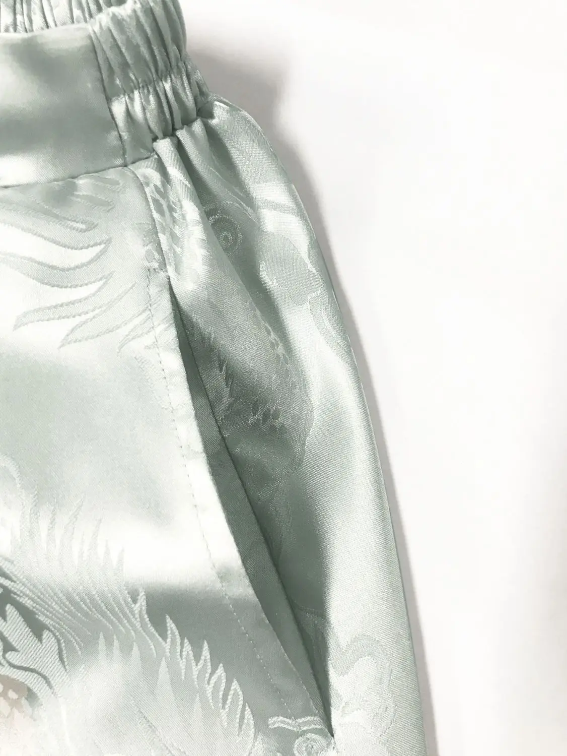 Spring Summer New Chinese Men's Jacquard Wide Leg Pants Women Loose Antique Han Hanfu Breathable Quick-drying Super Fairy Pants