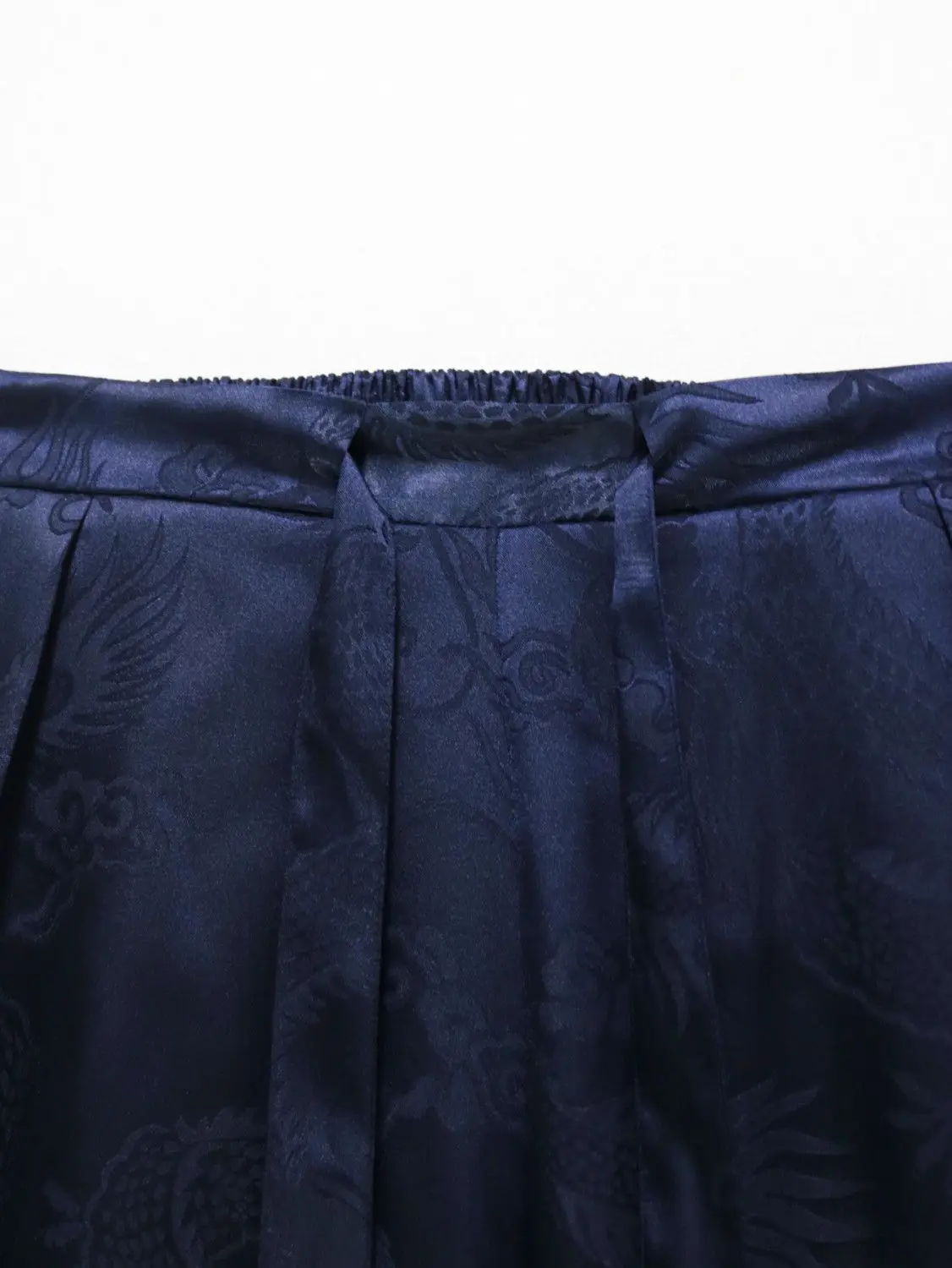 Spring Summer New Chinese Men's Jacquard Wide Leg Pants Women Loose Antique Han Hanfu Breathable Quick-drying Super Fairy Pants