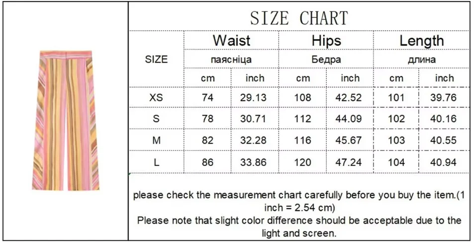 Women‘s Colorful Striped Pant New Summer Straight Multicolor Wide Leg Long Pants Casual Fashion Streetwear Female Outfit 2026