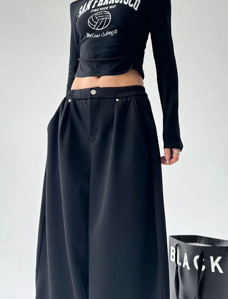 FANAN Oversized Women Gray Sweatpants Y2K America Style Retro Baggy Pants Female Casual Sports Streetwear Hip Hop Trousers 2025