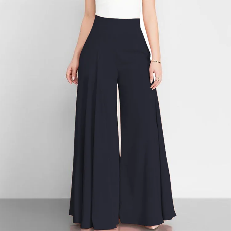 High Waist Women Suit Pants Fall Straight Office Ladies Fashion Trousers Casual Zipper Loose Female Solid Color Pants New 2026