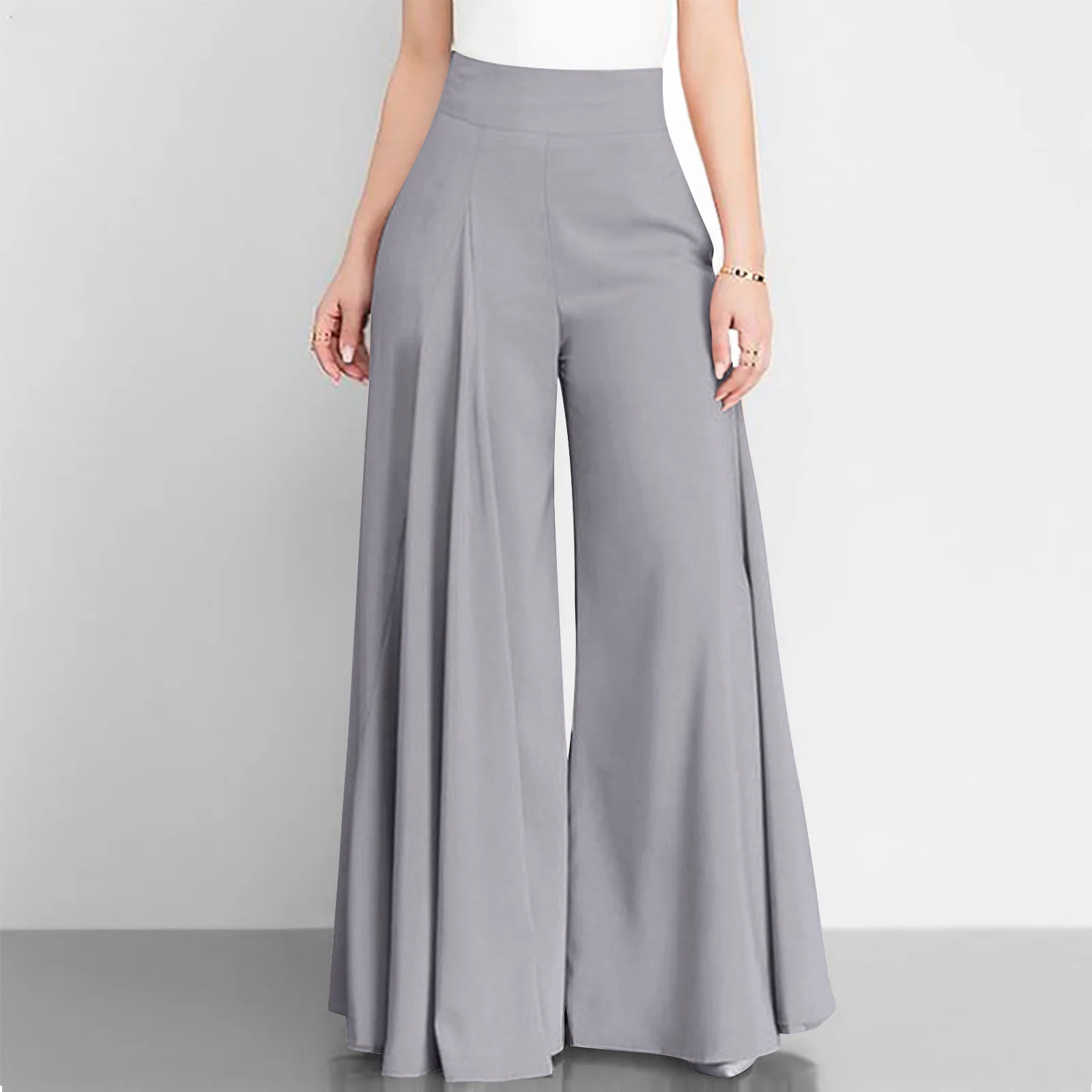 High Waist Women Suit Pants Fall Straight Office Ladies Fashion Trousers Casual Zipper Loose Female Solid Color Pants New 2026