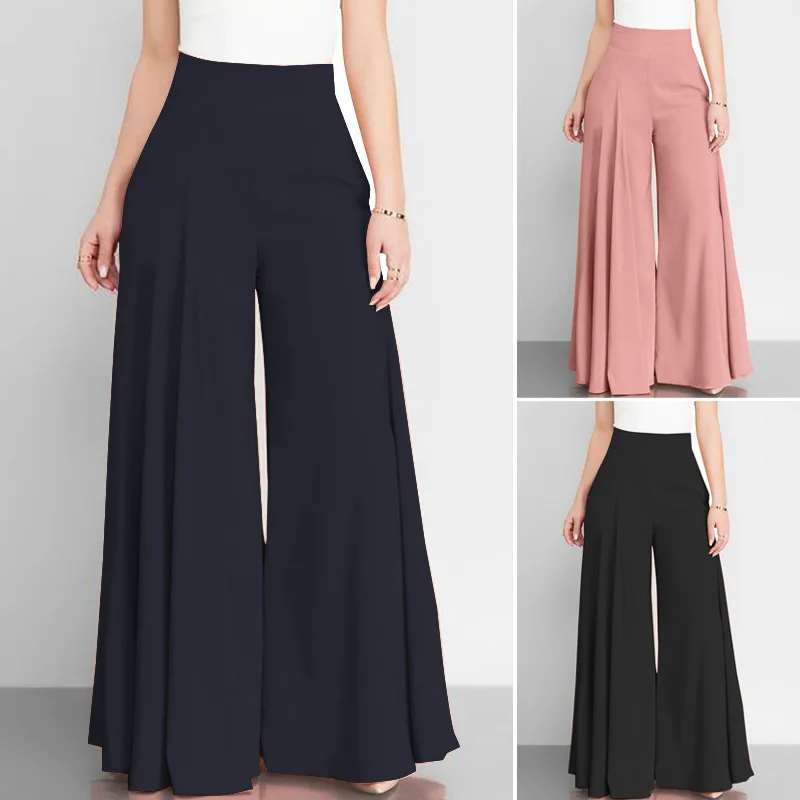 High Waist Women Suit Pants Fall Straight Office Ladies Fashion Trousers Casual Zipper Loose Female Solid Color Pants New 2026