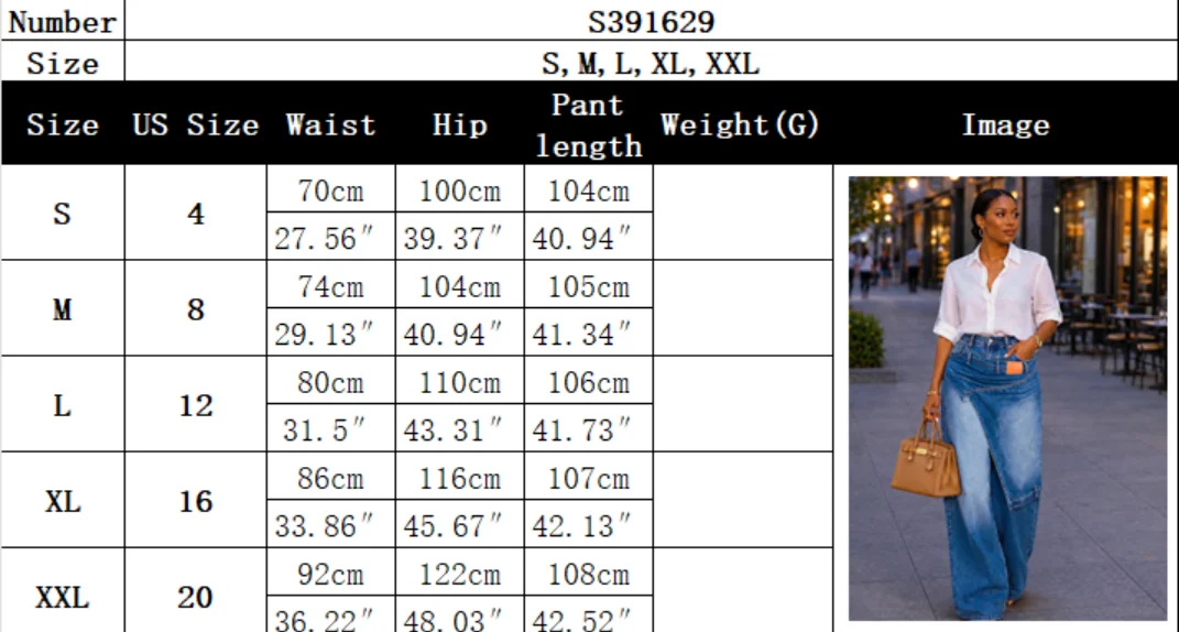 Denim Pant Women Jeans Vintage Wide Leg Long Pants High Waist Straight Trousers Y2k Streetwear Elegant Work Casual Loose 2026