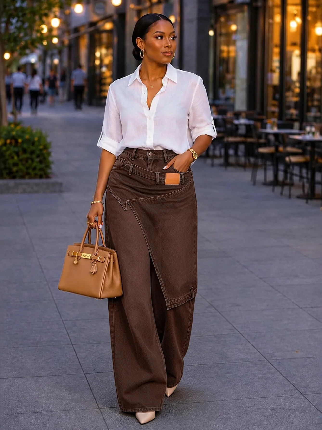 Denim Pant Women Jeans Vintage Wide Leg Long Pants High Waist Straight Trousers Y2k Streetwear Elegant Work Casual Loose 2026