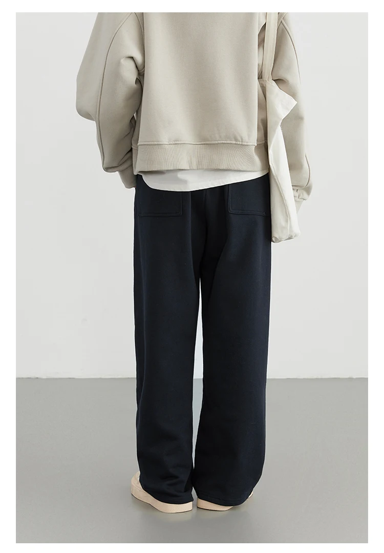 CHIC VEN Women Casual Pants Loose Casual New High Waist Wide Leg Woman Trousers Sports Streetwear Autumn Winter 2023