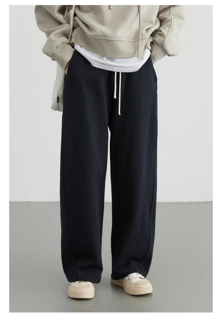CHIC VEN Women Casual Pants Loose Casual New High Waist Wide Leg Woman Trousers Sports Streetwear Autumn Winter 2023