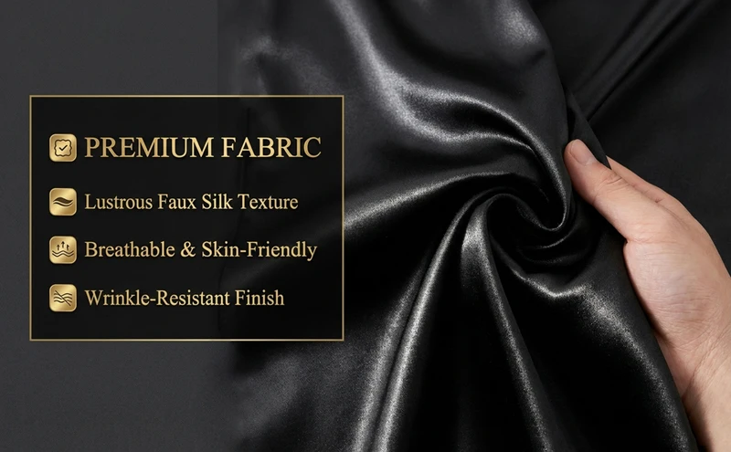 Luxury Wide Leg Satin Pants For Women Trousers With Pockets Black Women's Pants And Trousers Brown High Waist Baggy For Ladies