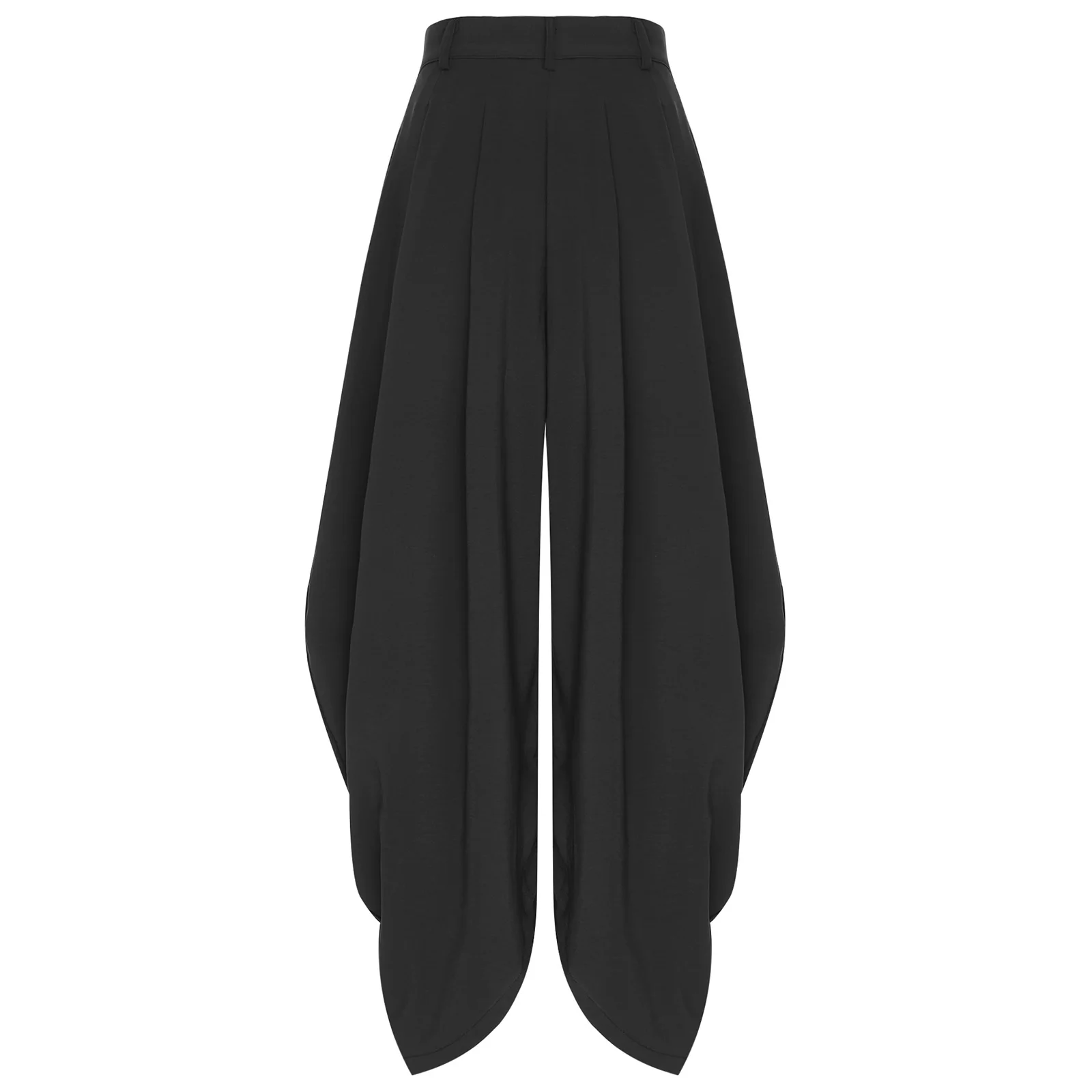 Women Palazzo Pants Trousers Casual SlacksBaroque Pleated Loose Wide Leg Pants Daily Commute Office Pants Women's Trousers