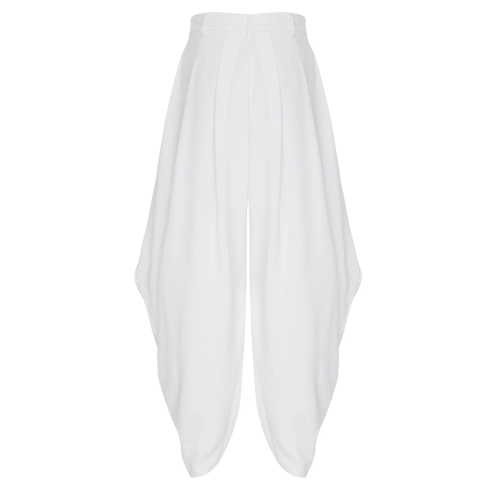 Women Palazzo Pants Trousers Casual SlacksBaroque Pleated Loose Wide Leg Pants Daily Commute Office Pants Women's Trousers