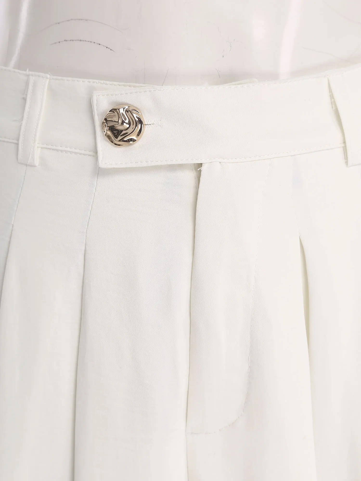 Women Palazzo Pants Trousers Casual SlacksBaroque Pleated Loose Wide Leg Pants Daily Commute Office Pants Women's Trousers