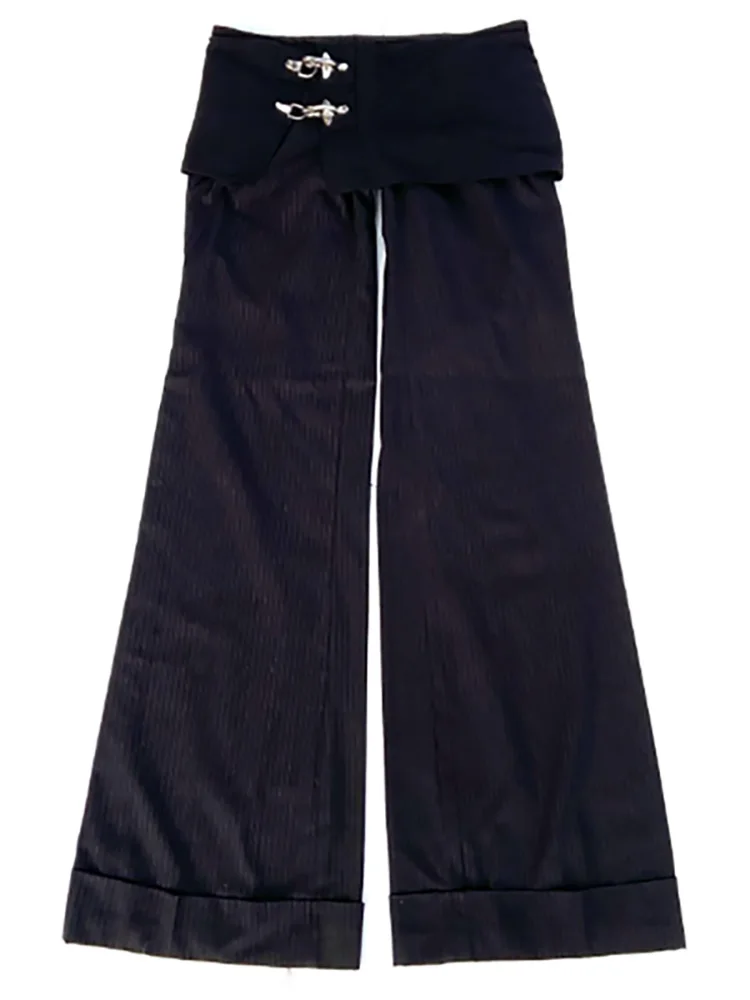 Y2K Retro Pants Sportswear Street Clothing Personalized Pants Legs Zipper Hip Hop Fashion Casual Jogging 2000s Spicy Girl Pants