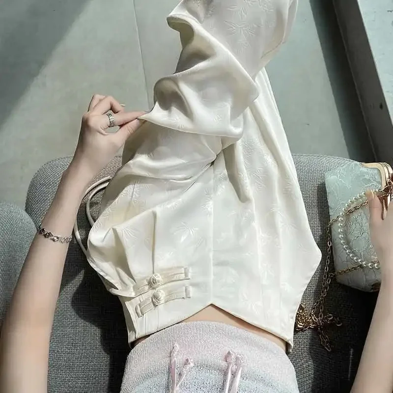 Lady Fashion Jacquard Straight-leg Trousers Spring Summer Female Leisure Wide Leg Pants 2025 Women High Waist Loose Pantalons 