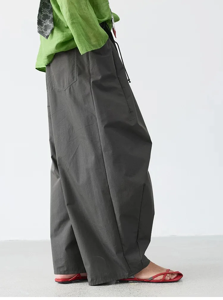 Relaxed and Comfortable~ Women's Balloon Pants, Loose Wide-Leg Casual Pants, Slimming Cotton Long Pants, Spring 2026