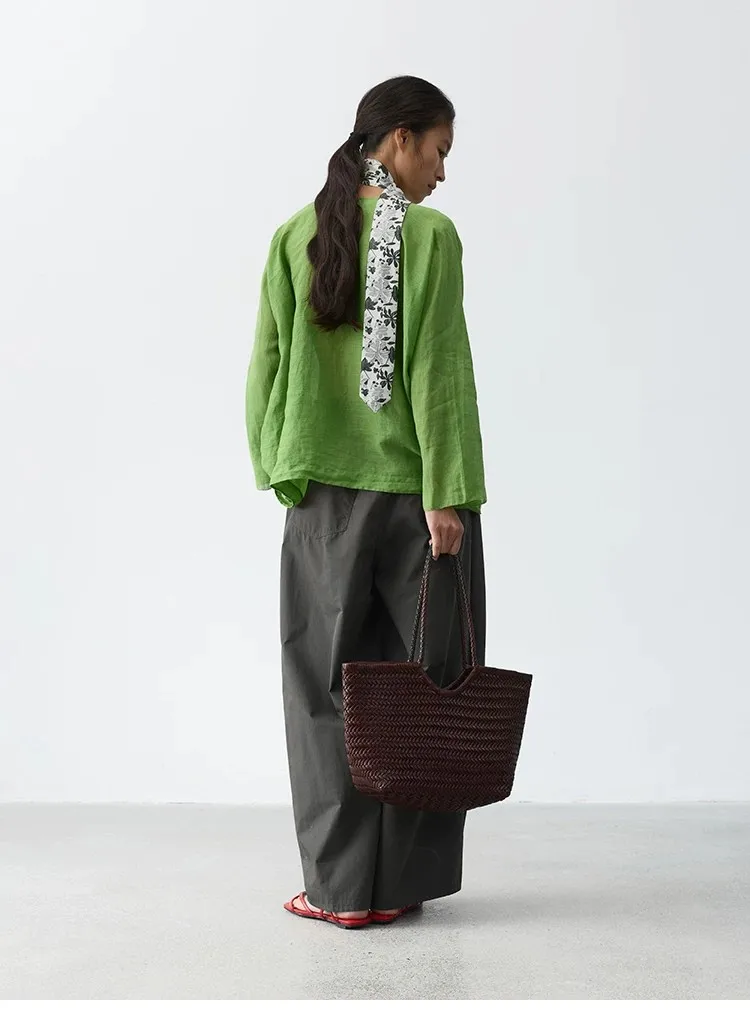 Relaxed and Comfortable~ Women's Balloon Pants, Loose Wide-Leg Casual Pants, Slimming Cotton Long Pants, Spring 2026