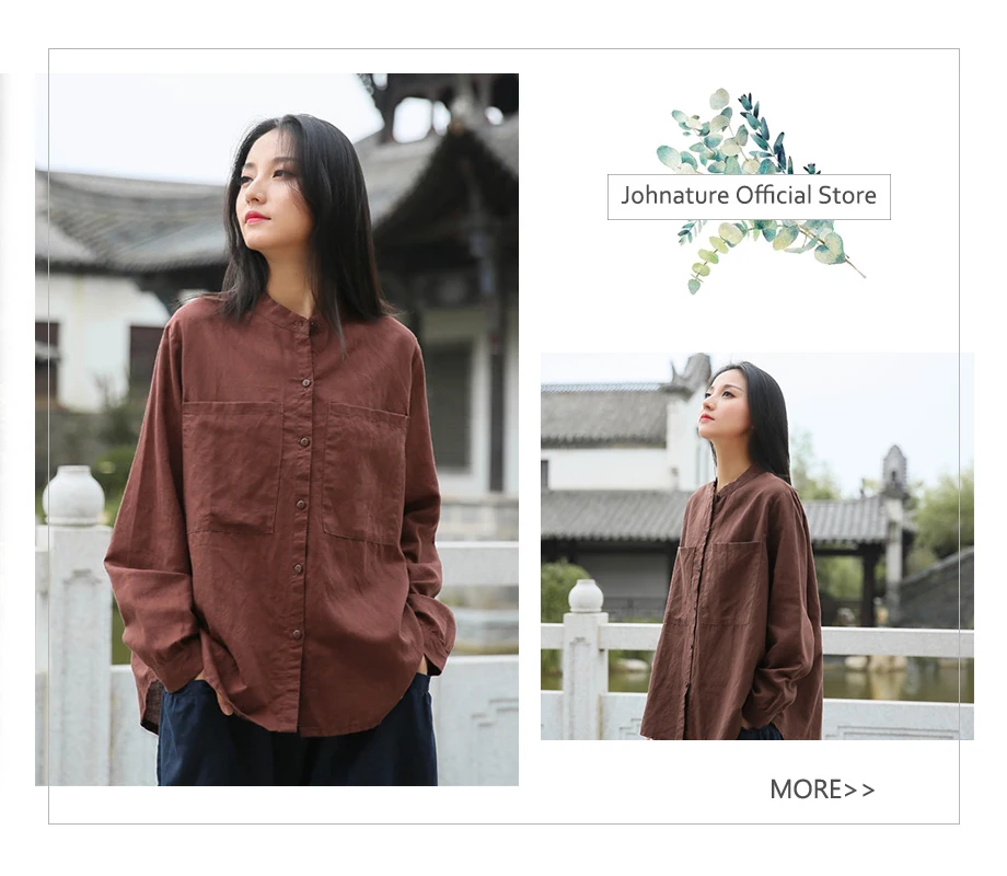 Johnature 2025 New Style Casual Loose Women Calf-length Pants Spring Summer Fashion Solid Cotton Linen Women Pants