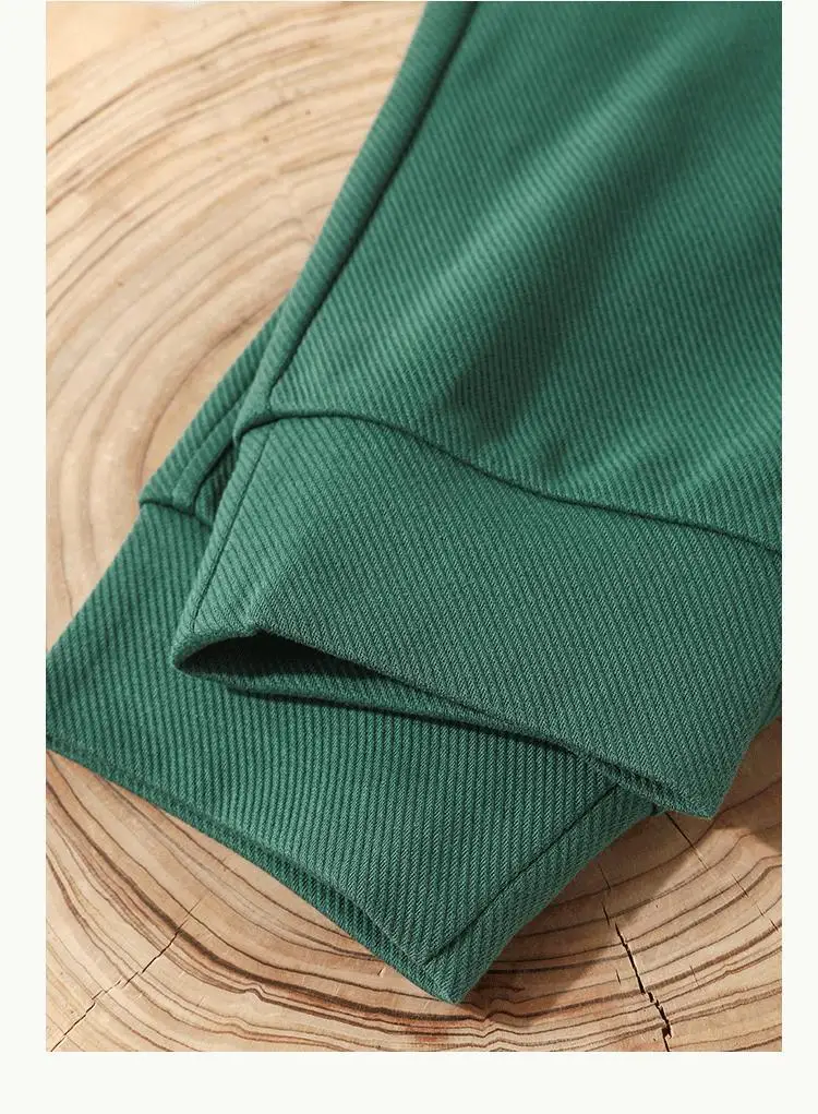 2025 heavy twill leggings casual sweatpants men's spring and autumn loose and thin versatile American sports pants