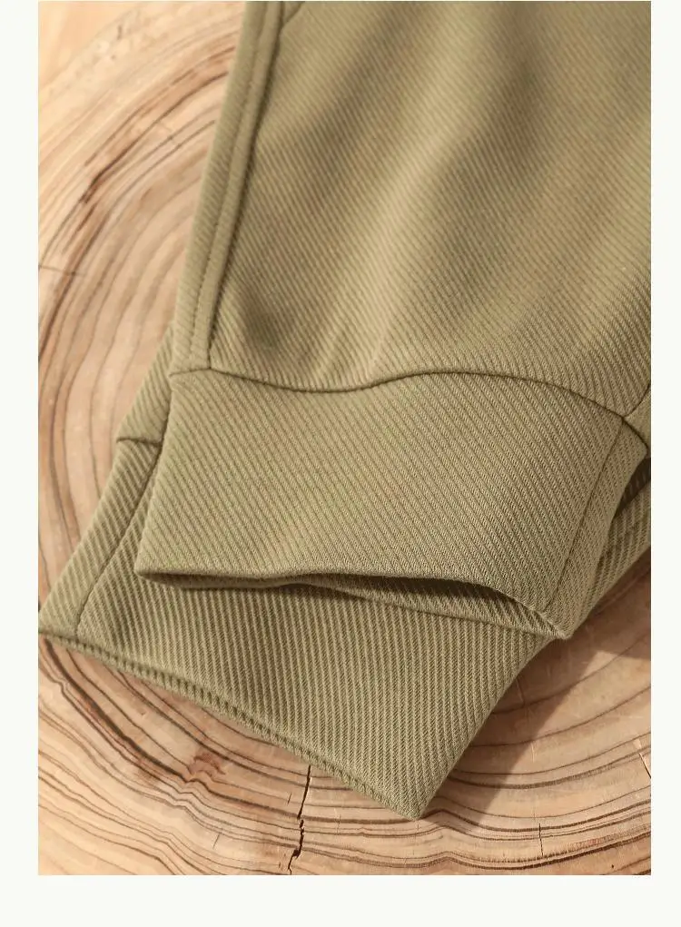 2025 heavy twill leggings casual sweatpants men's spring and autumn loose and thin versatile American sports pants