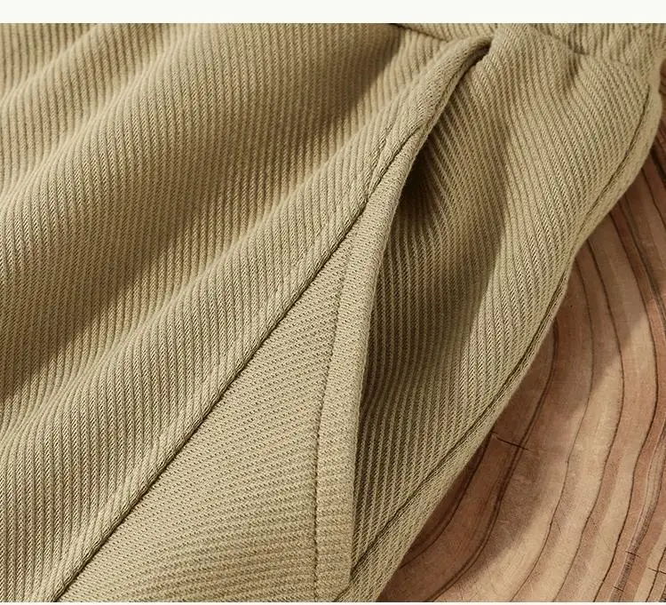 2025 heavy twill leggings casual sweatpants men's spring and autumn loose and thin versatile American sports pants