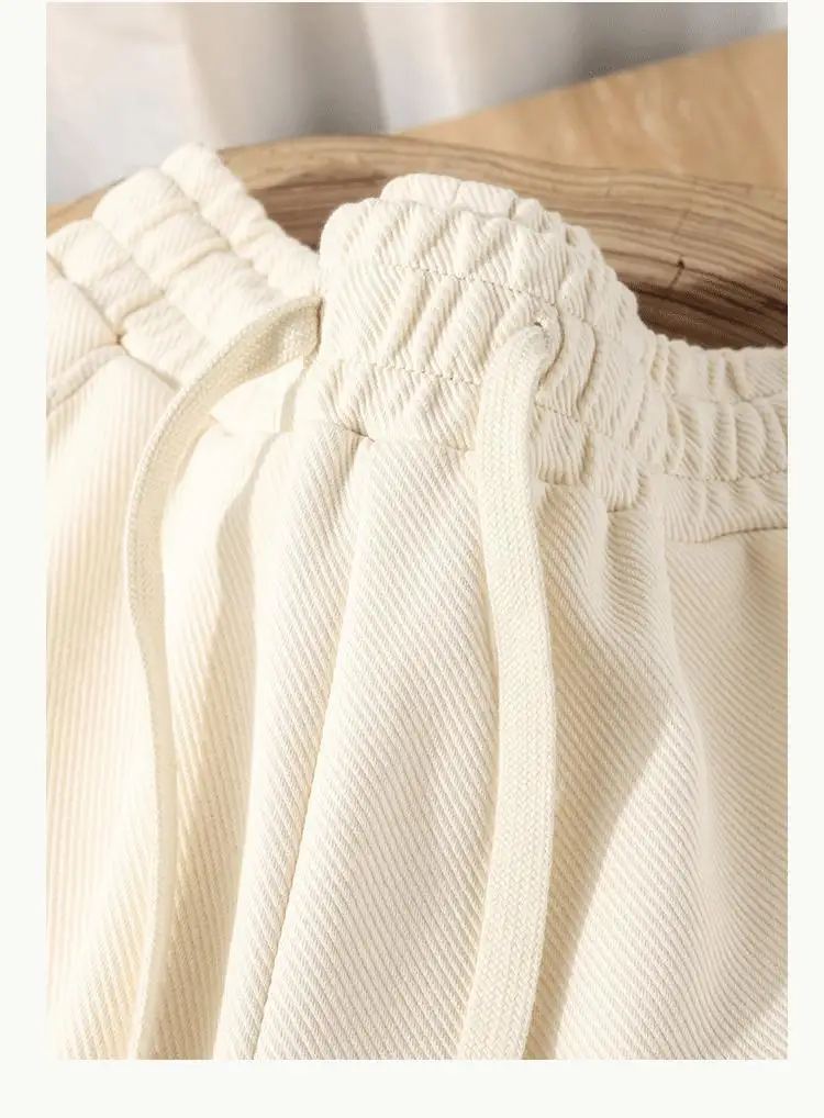 2025 heavy twill leggings casual sweatpants men's spring and autumn loose and thin versatile American sports pants