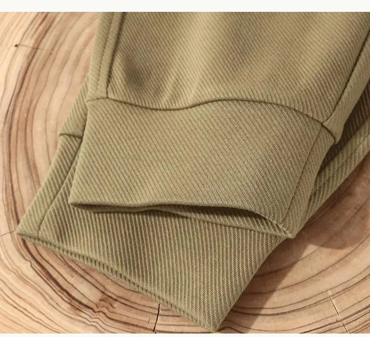 2025 heavy twill leggings casual sweatpants men's spring and autumn loose and thin versatile American sports pants