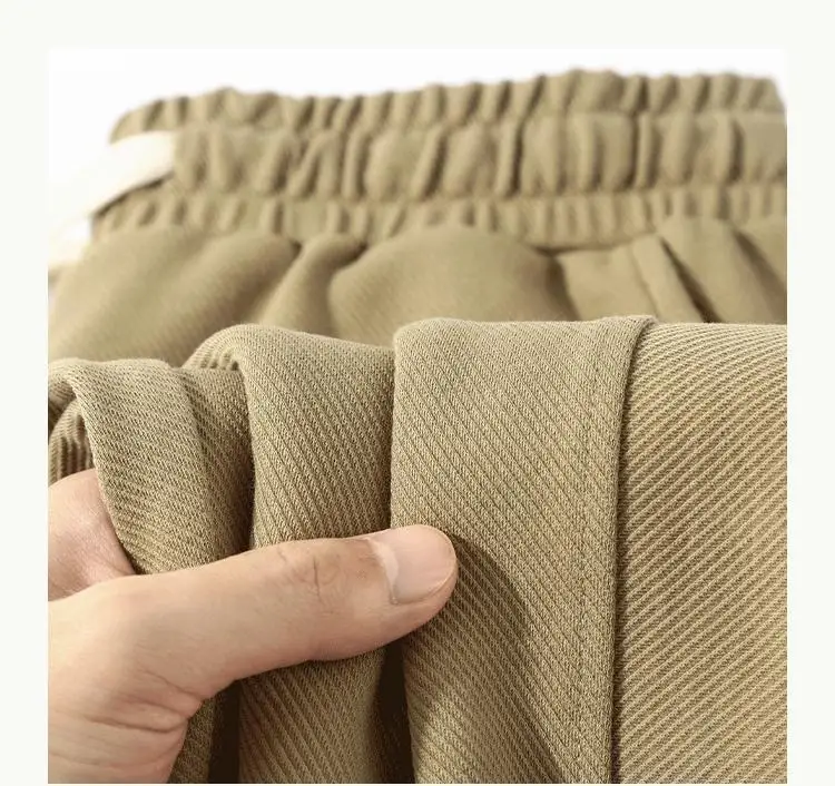 2025 heavy twill leggings casual sweatpants men's spring and autumn loose and thin versatile American sports pants