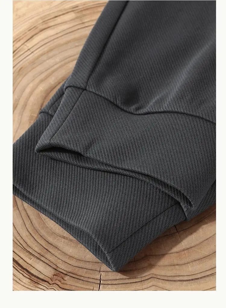 2025 heavy twill leggings casual sweatpants men's spring and autumn loose and thin versatile American sports pants
