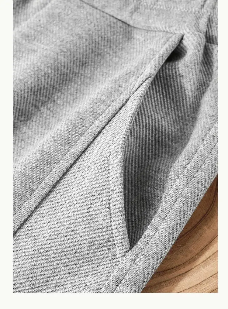 2025 heavy twill leggings casual sweatpants men's spring and autumn loose and thin versatile American sports pants