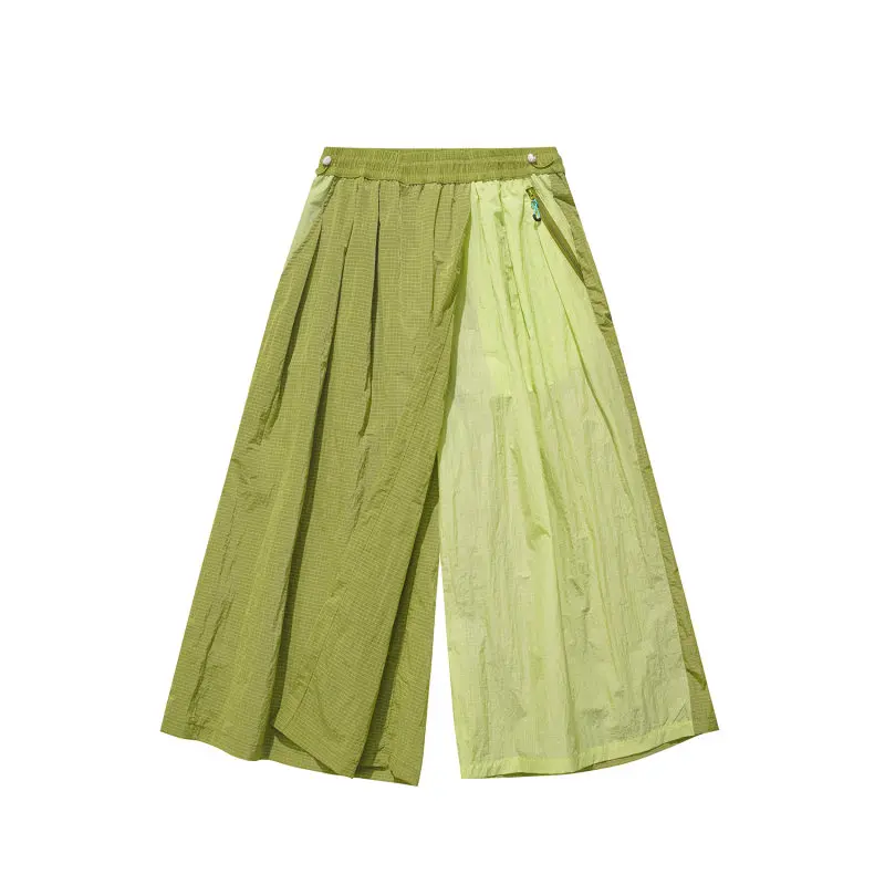 Outdoor Water-repellent Skirt Pant Women Streetwear Fashion It Girl Y2k Loose Casual Sport Wide Leg Cargo Pants Female Trousers