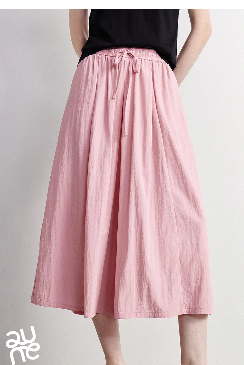 TOYOUTH Women Casual Pants 2026 Summer New Nine Inch Silhouette Light Style Wide Leg Pants