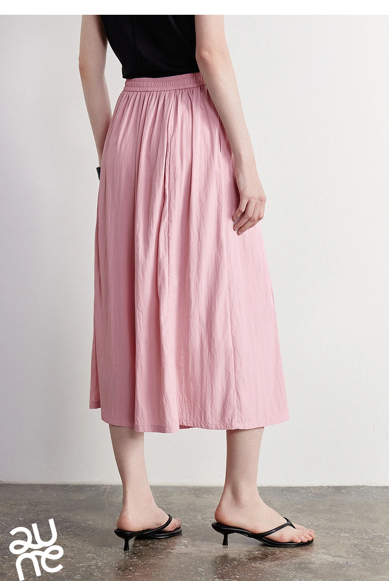 TOYOUTH Women Casual Pants 2026 Summer New Nine Inch Silhouette Light Style Wide Leg Pants