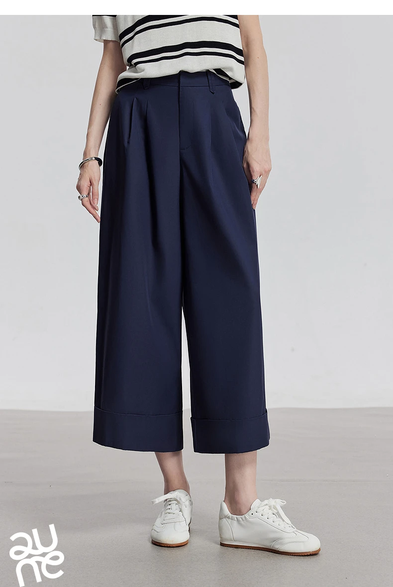 TOYOUTH Women Casual Pants 2025 Summer New Lyocell Long Pants