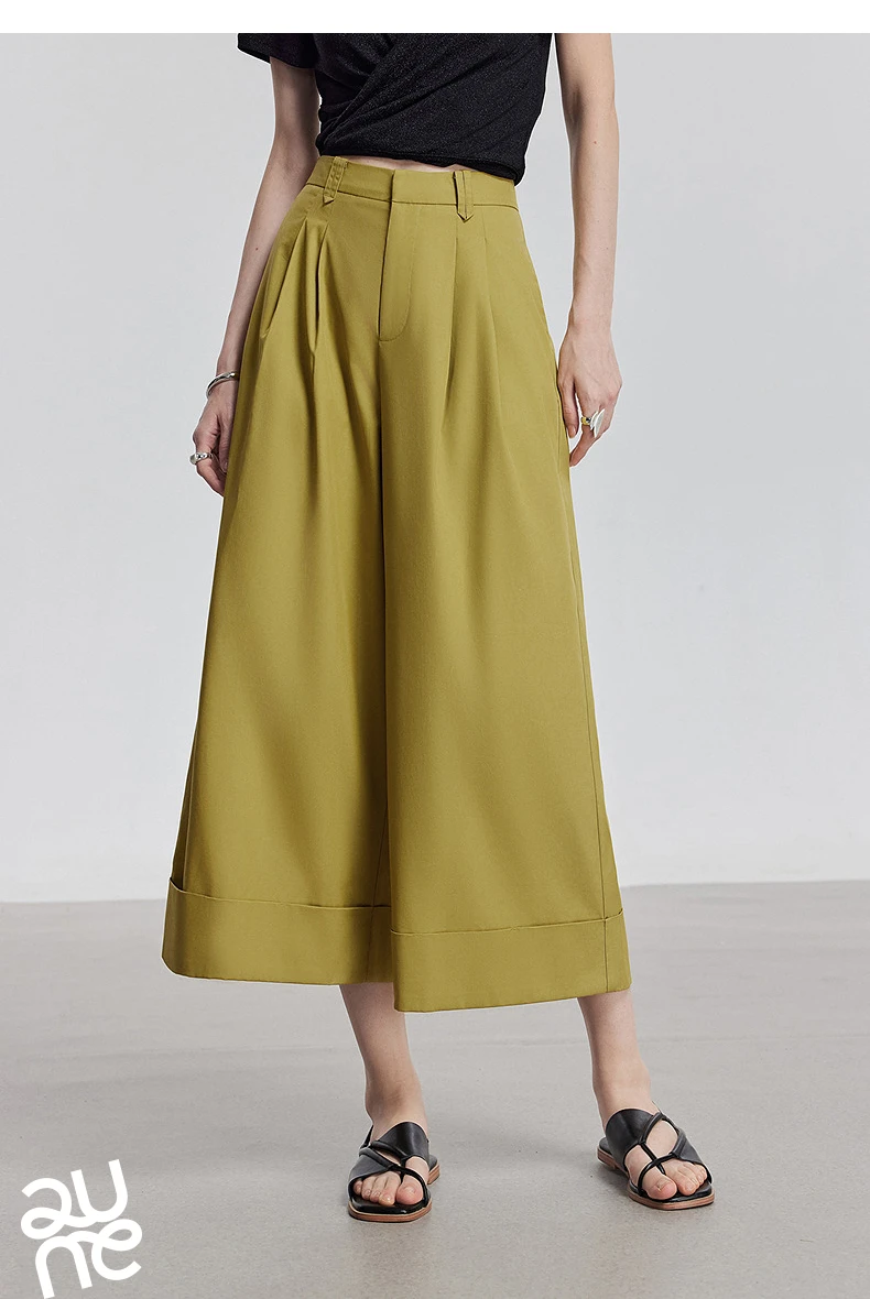 TOYOUTH Women Casual Pants 2025 Summer New Lyocell Long Pants